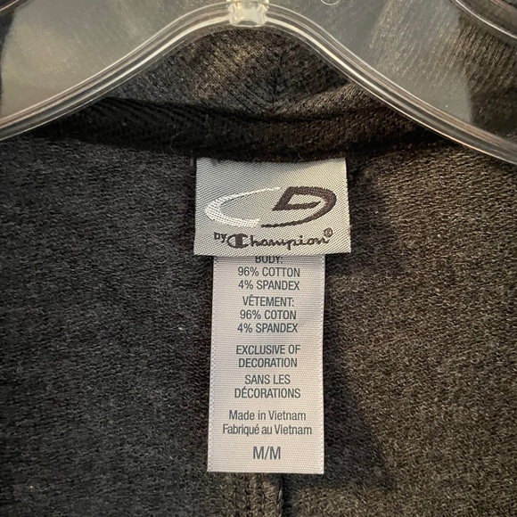 Champion (m) Grey cardigan sweatshirt. - Picture 2 of 5